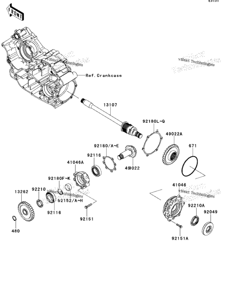 Front Bevel Gear