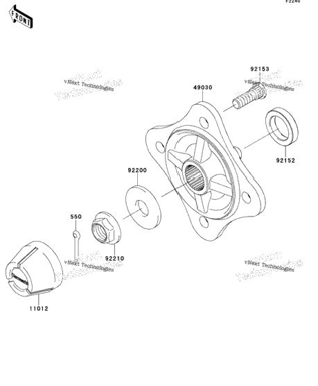 Rear Hubs/Brakes