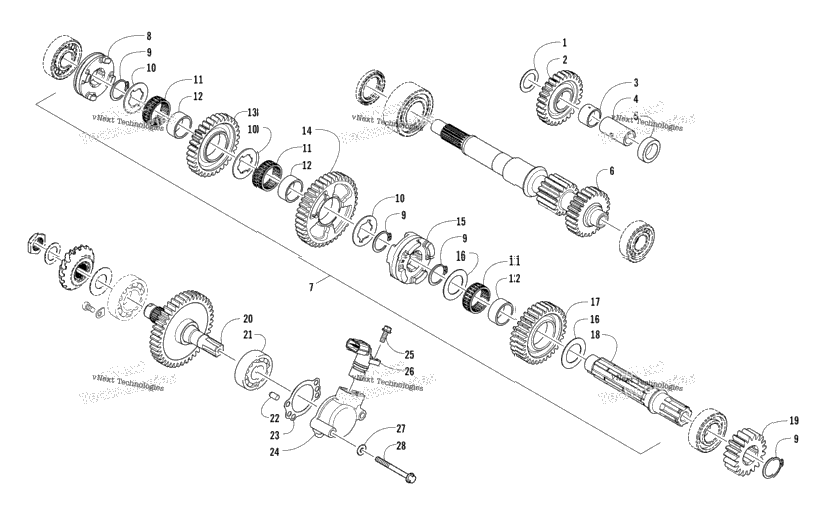 Secondary Transmission Assembly