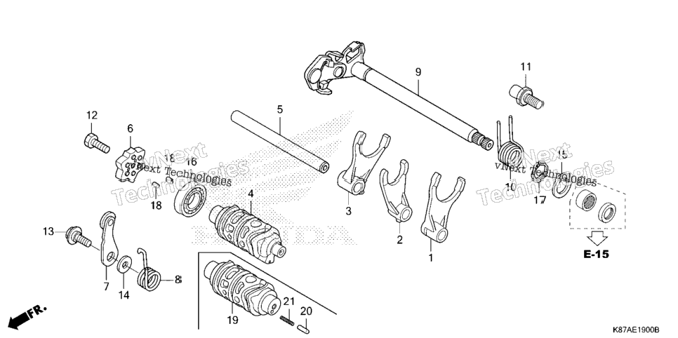 Gearshift Drum