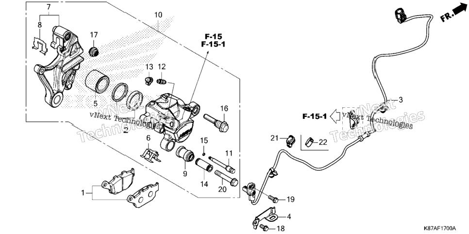 Rear Brake Caliper