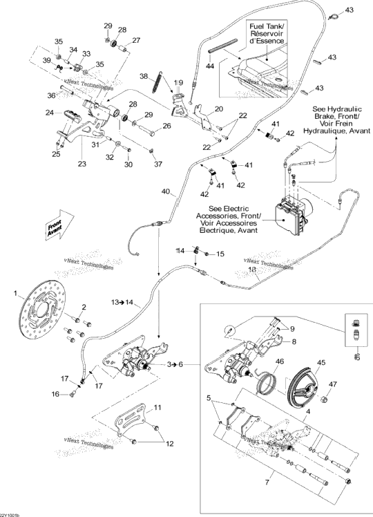 Hydraulic Brake Rear