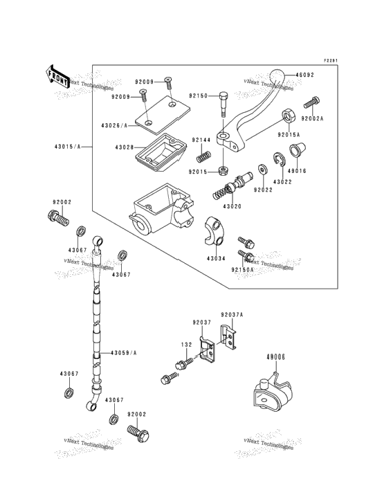 Front Master Cylinder