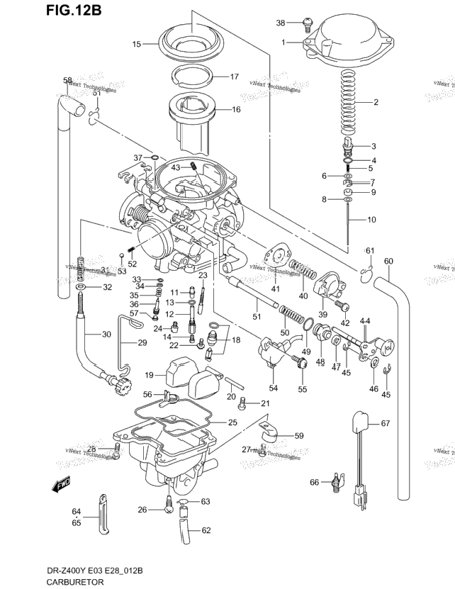 Carburetor (Model K4 For E33)