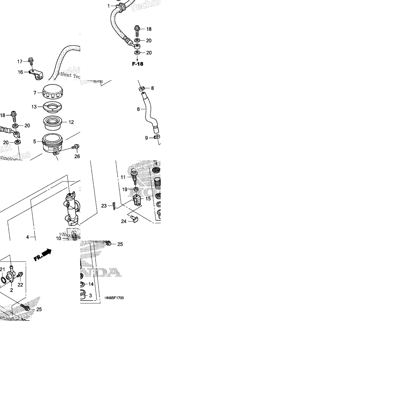 Rear Brake Master Cylinder