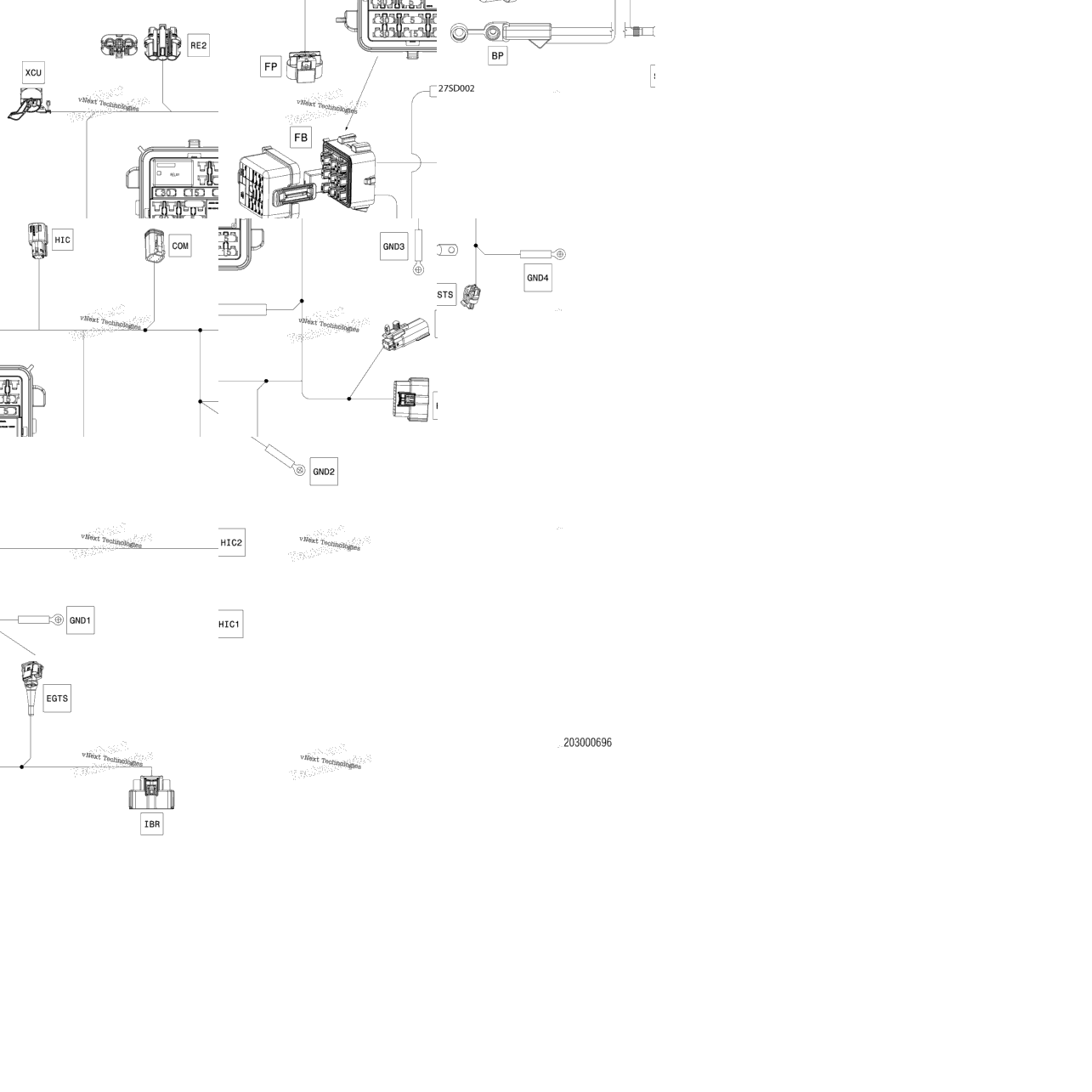 Electric - Main Harness - 278004457