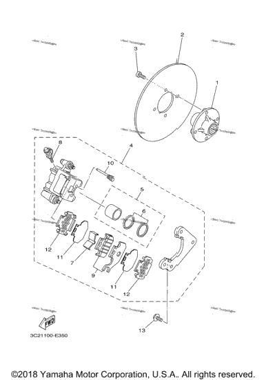 Rear Brake Caliper