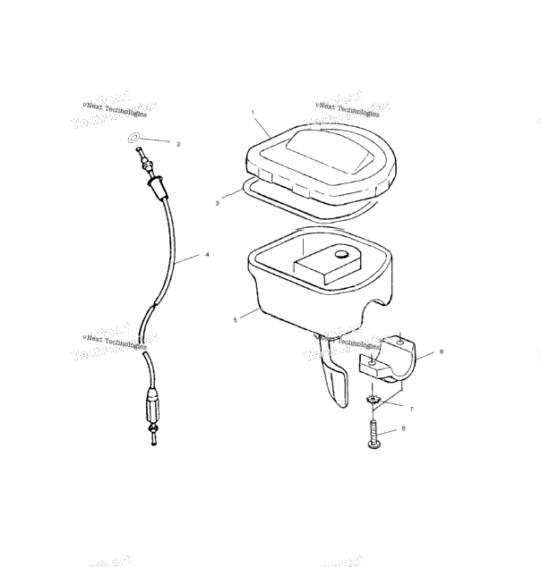 Controls Throttle Asm./Cable /Ab