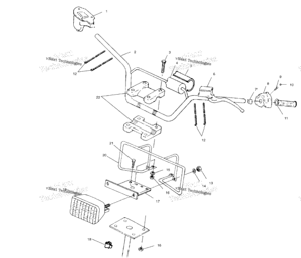 Handlebar/Headlight /Ab