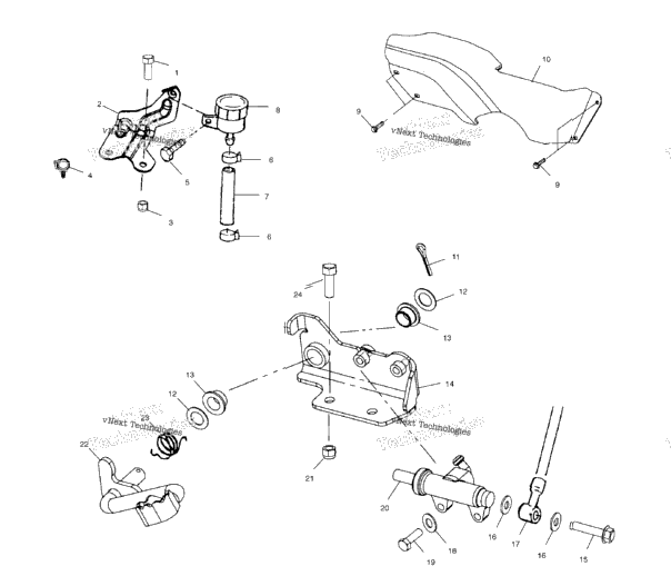 Rear Brake Master Cylinder /Ab