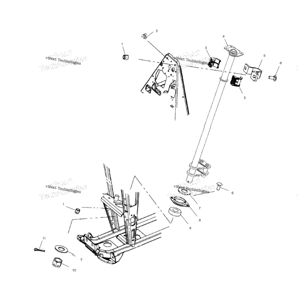Steering Post /Ab