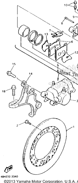 Rear Brake Caliper