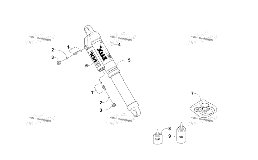 Front Suspension Shock Absorber