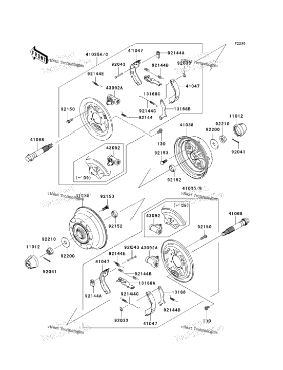 Front Hubs/Brakes