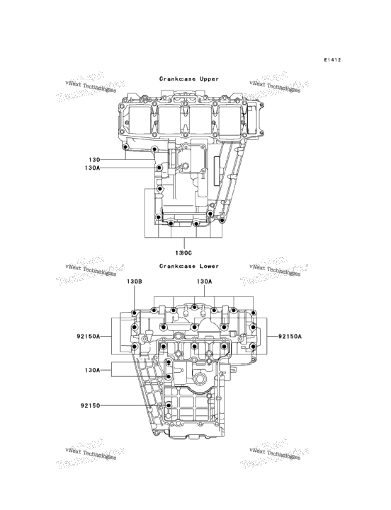 Crankcase Bolt Pattern