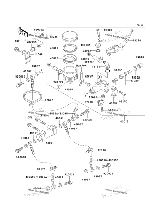 Front Master Cylinder