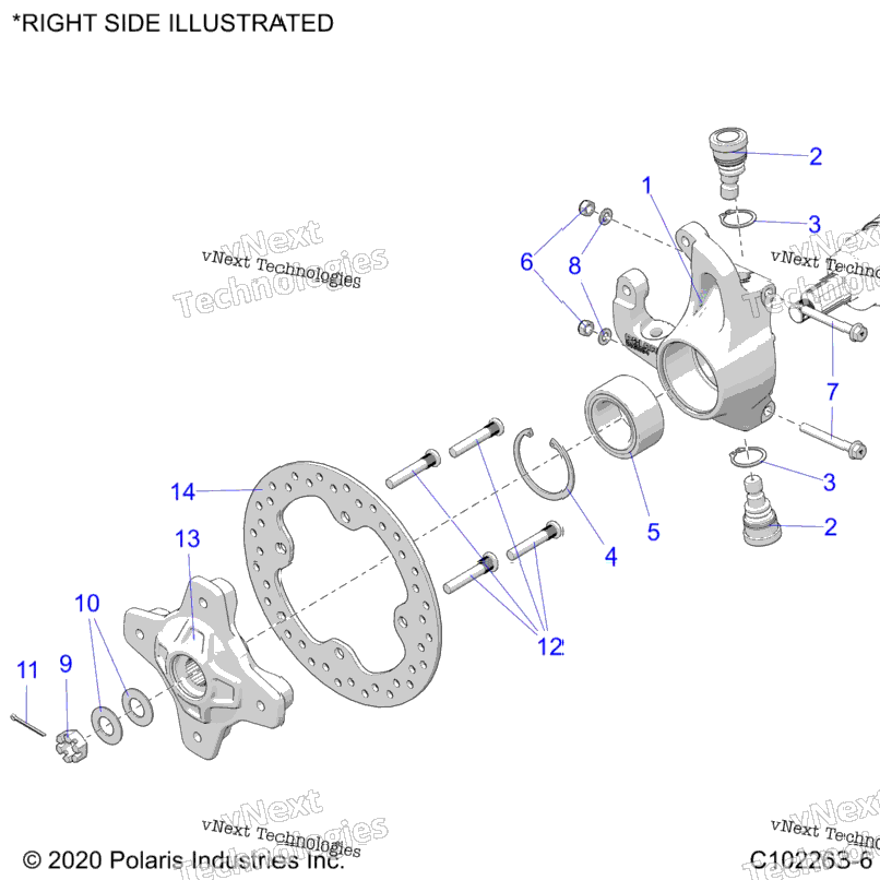 Suspension, Front Hub & Brake Disc