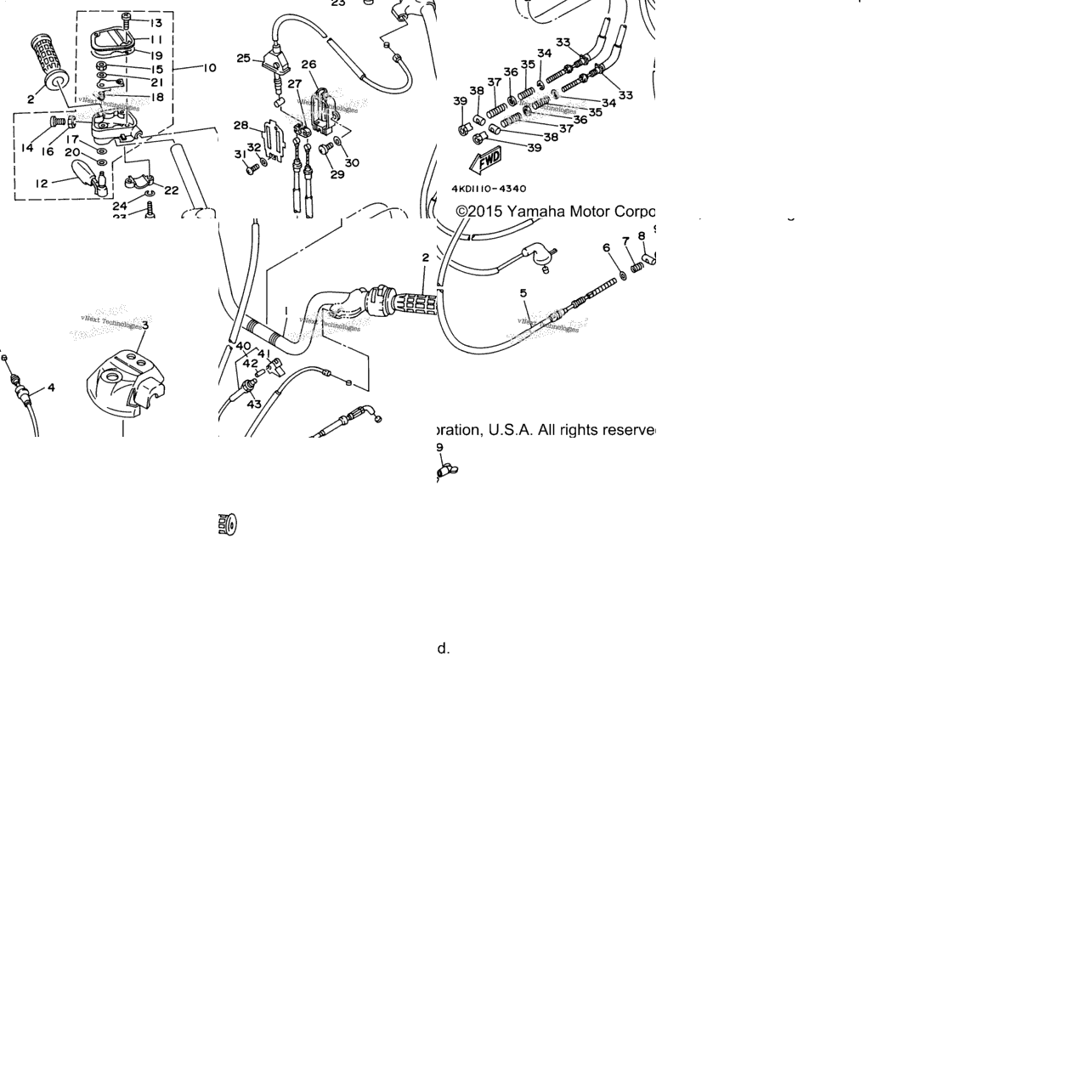 Steering Handle - Cable