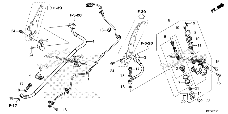 Rear Brake Master Cylinder (2)