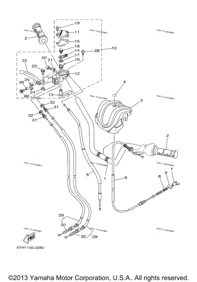 Steering Handle Cable