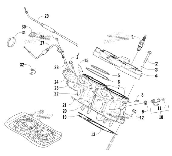 Cylinder And Head Assembly
