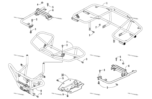 Racks And Bumper Assembly