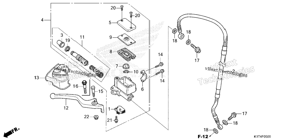 Front Brake Master Cylinder (1)