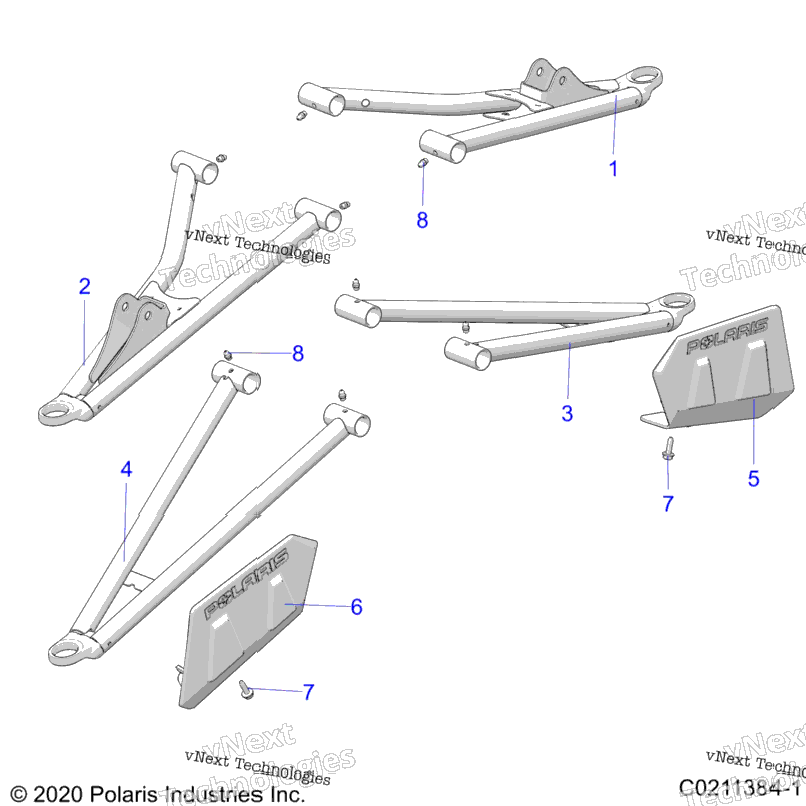 Suspension, Front Aarms