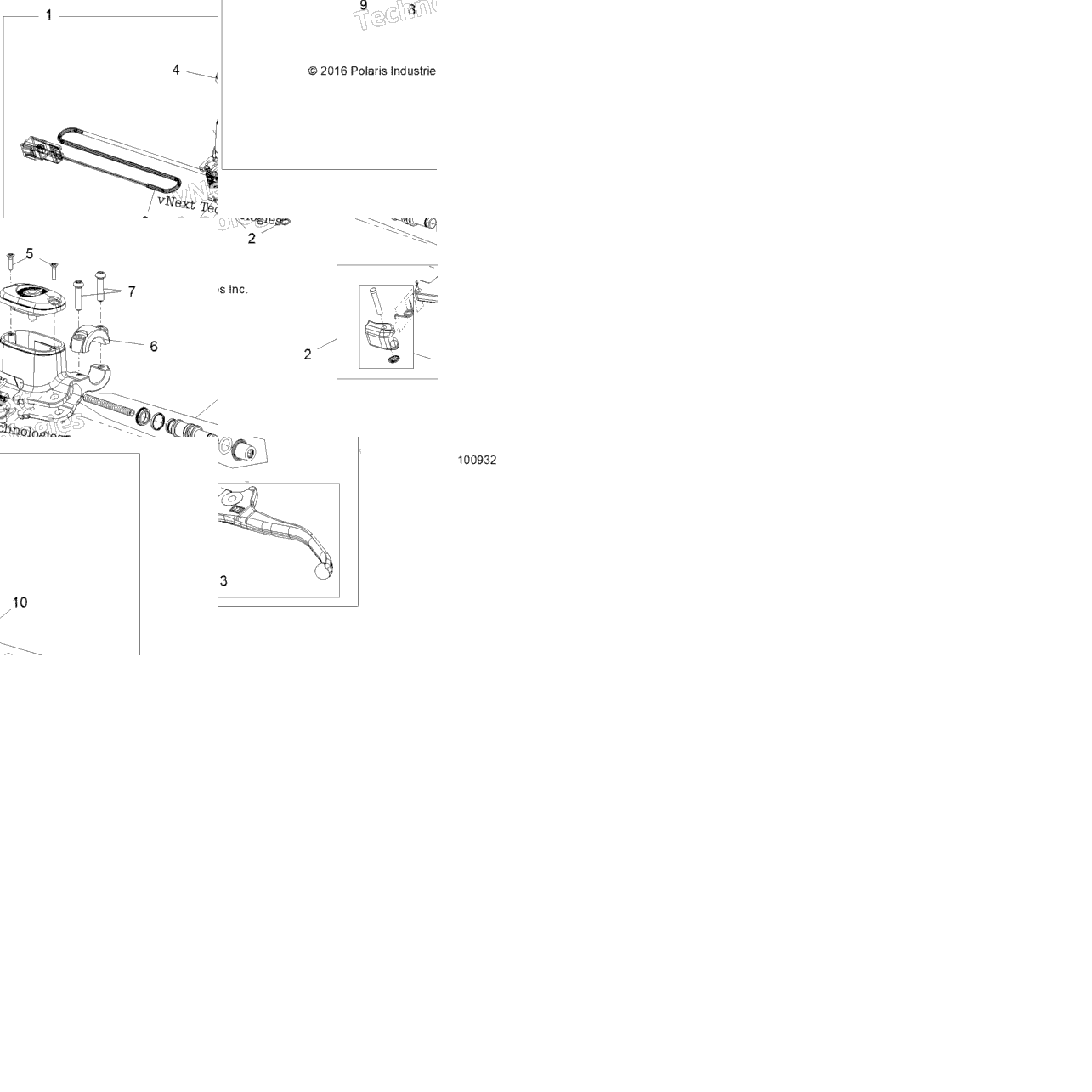 Brakes, Front Brake Lever & Master Cylinder