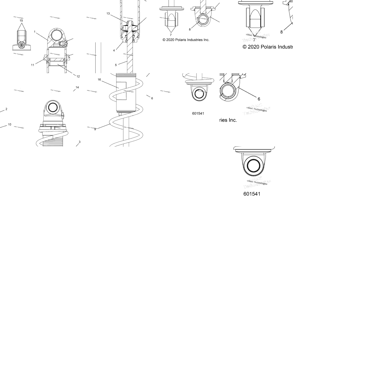 Suspension, Shock, Front Track, Monotube