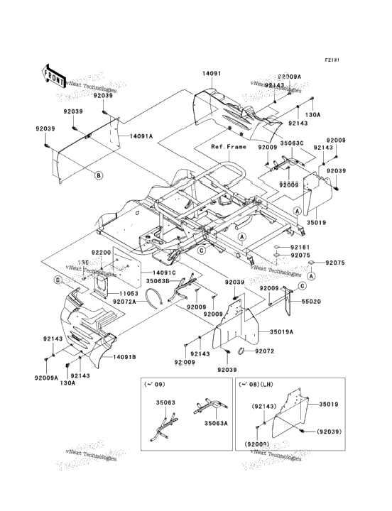 Frame Fittings (Rear)