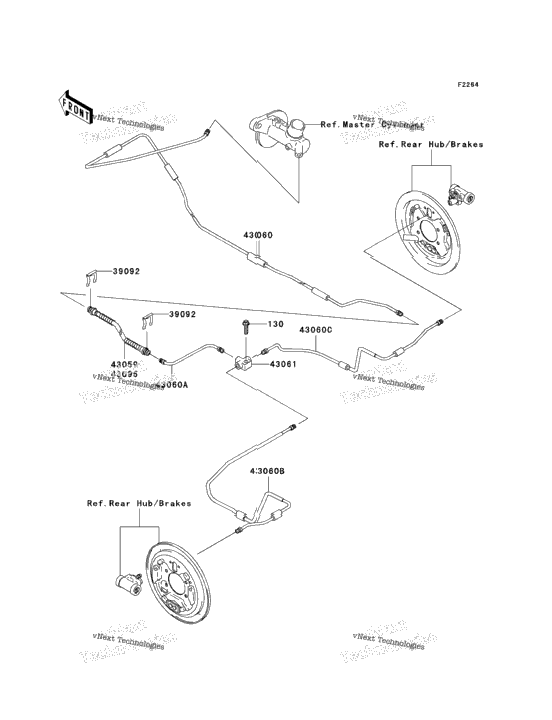 Rear Brake Piping