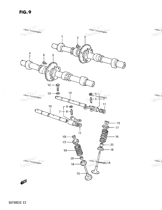 Cam Shaft - Valve