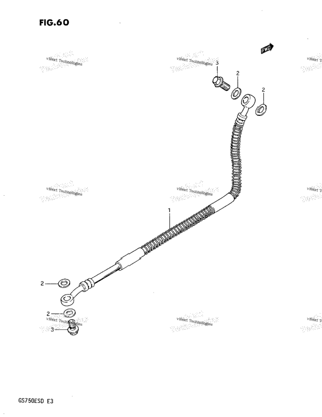 Rear Brake Hose