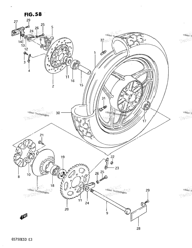 Rear Wheel