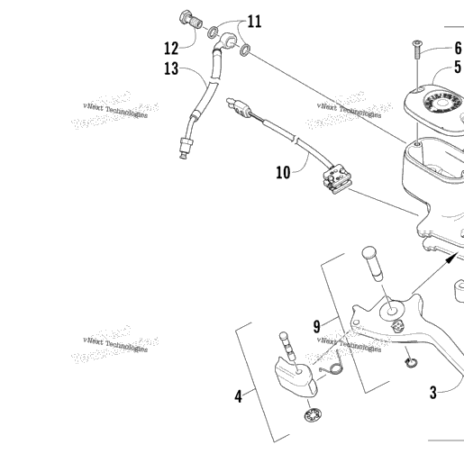 Hydraulic Brake Control Assembly