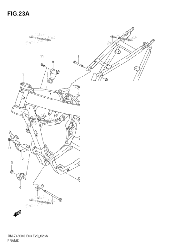 Frame (Rm-Z450 L0)