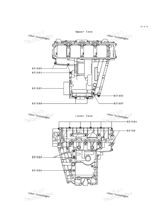 Crankcase Bolt Pattern