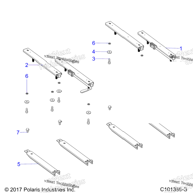 Body, Seat Sliders