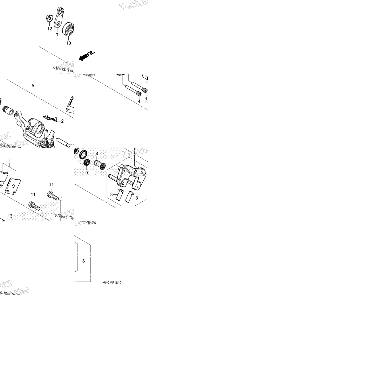 Parking Brake Caliper