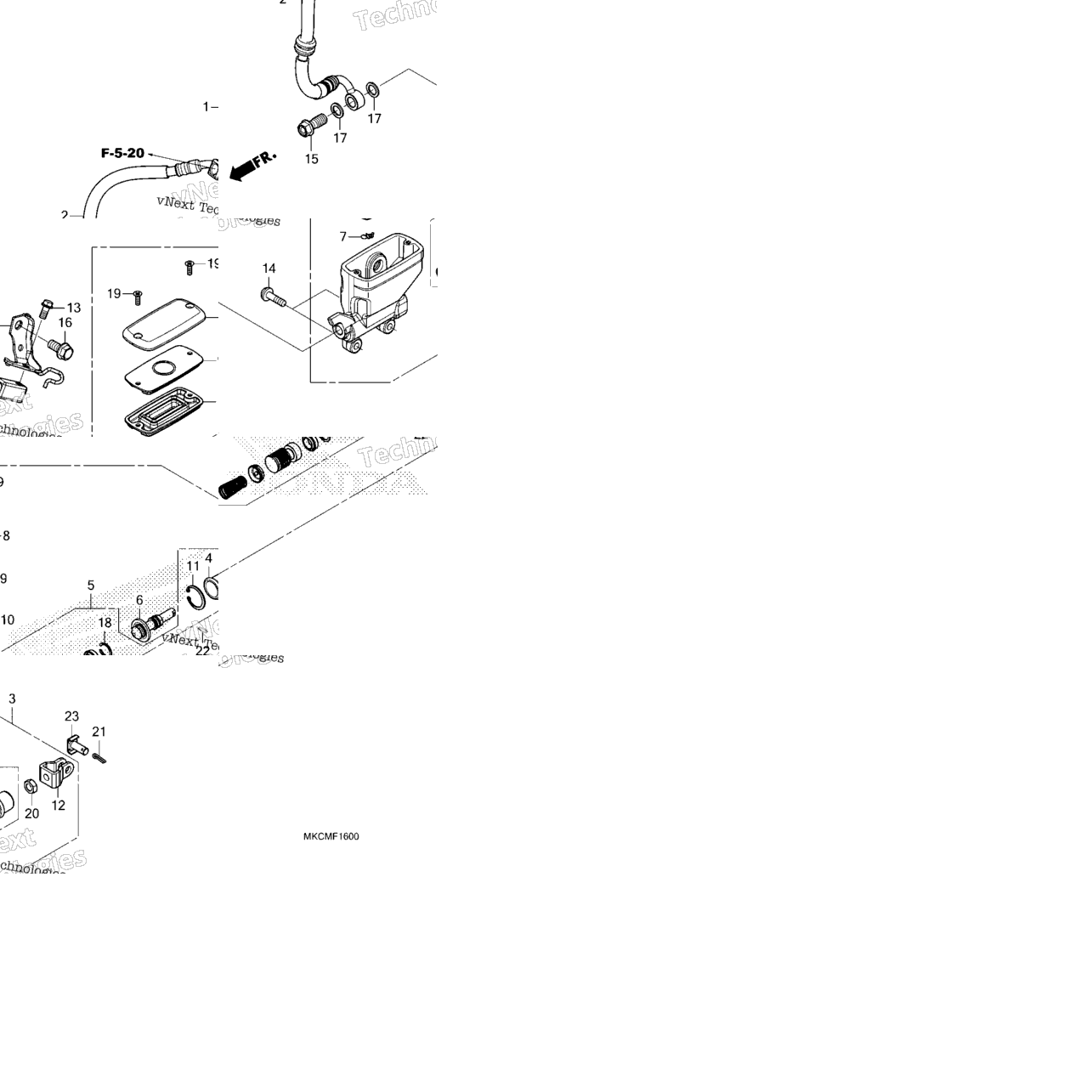 Rear Brake Master Cylinder