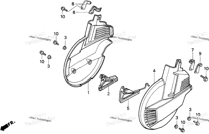 Front Wheel Cover 96-97