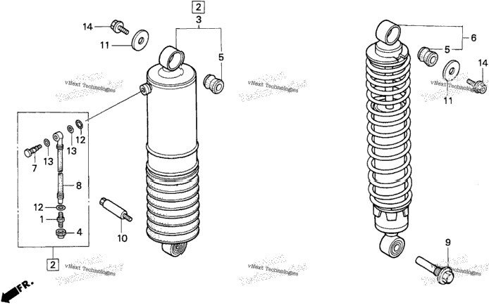 Rear Shock Absorber