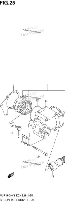 Secondary Drive Gear