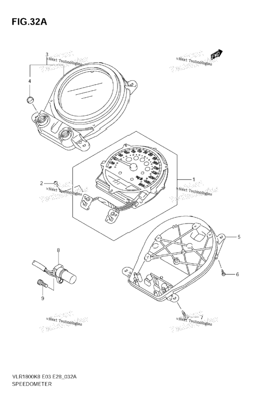 Speedometer (Vlr1800tk9)
