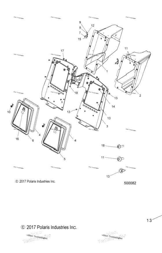 Body, Storage Compartments, Rear All Options