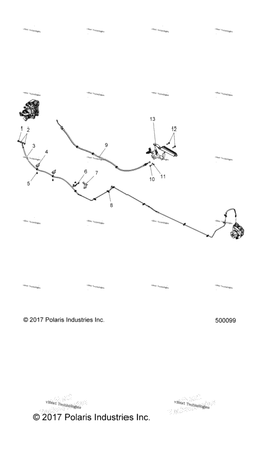 Brakes, Rear Brake Line & Park Brake All Options