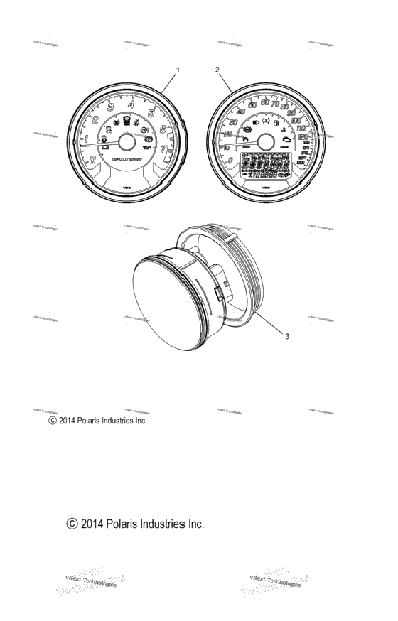 Electrical, Instrument Cluster All Options
