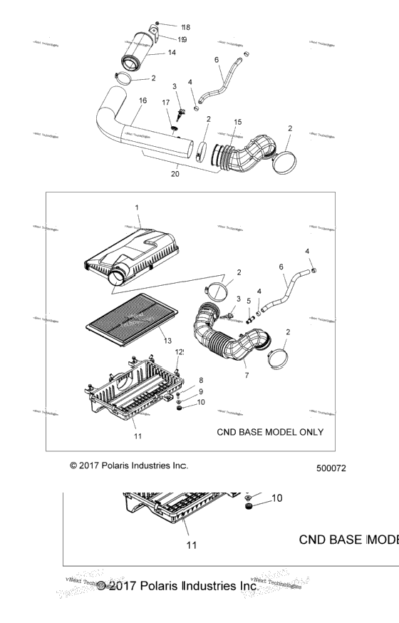 Engine, Air Intake System All Options