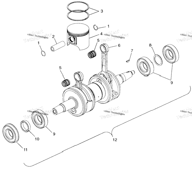 Piston & Crankshaft